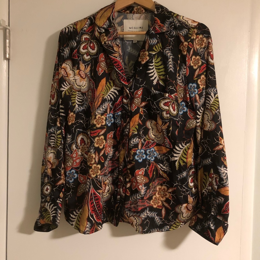 McGuire Denim Pajama Top size large